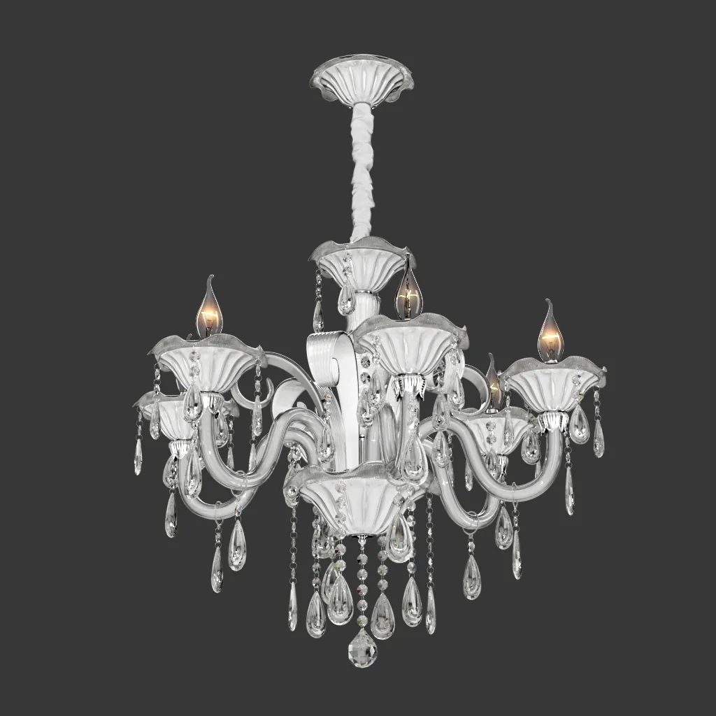 lighting – Bogate’s 1256 Strotskis crystal Chandelier 3ds Max