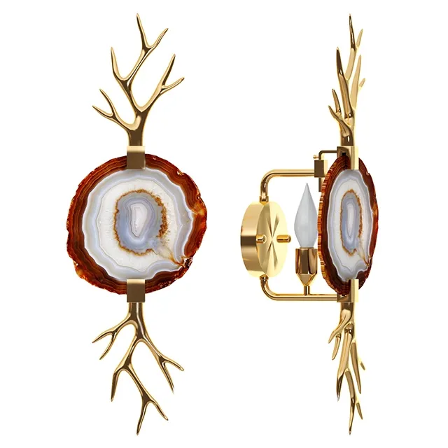 lighting – Bra branch Agate sconce emporium home 3ds Max
