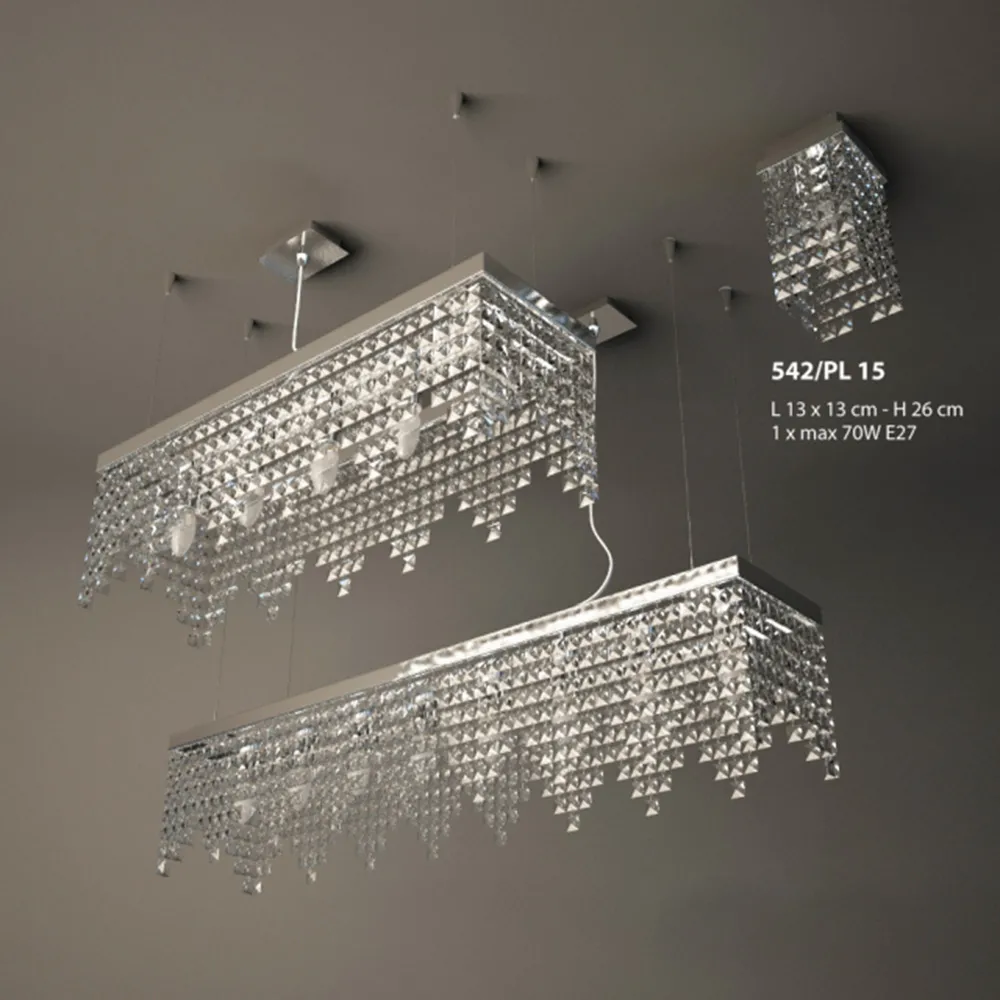 lighting – Braga crystal pendant chandelier 3ds Max