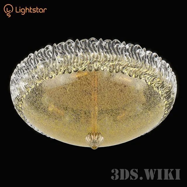 lighting – Ceiling chandelier Lightstar 601073 – Murano 3ds Max