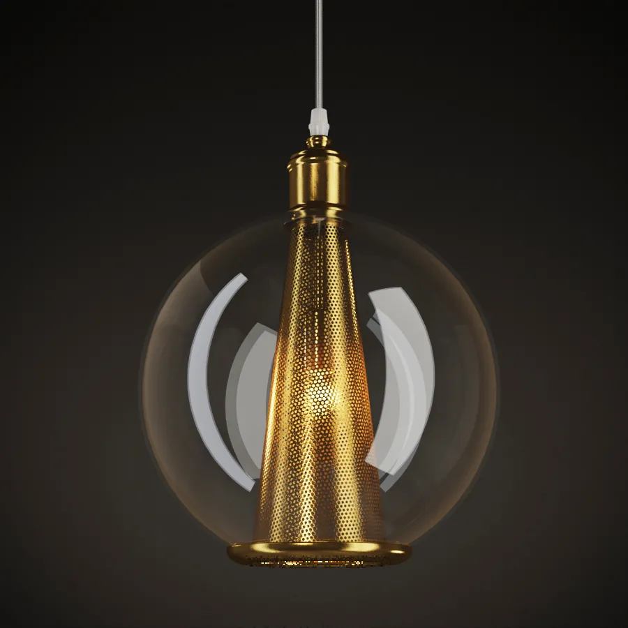 lighting – Ceiling lamp 12 3ds Max