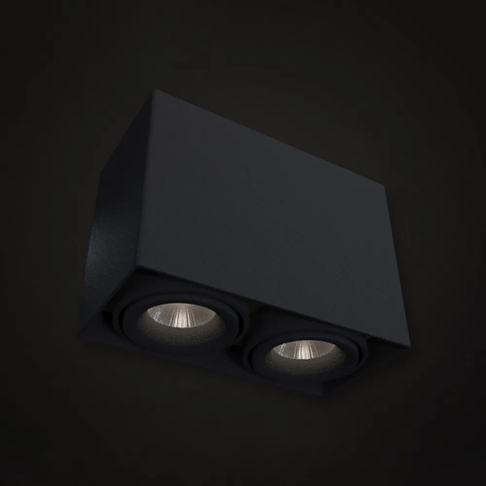 lighting – Ceiling lamp Donolux DL18610 / 02WW-SQ Shiny Black 3ds Max