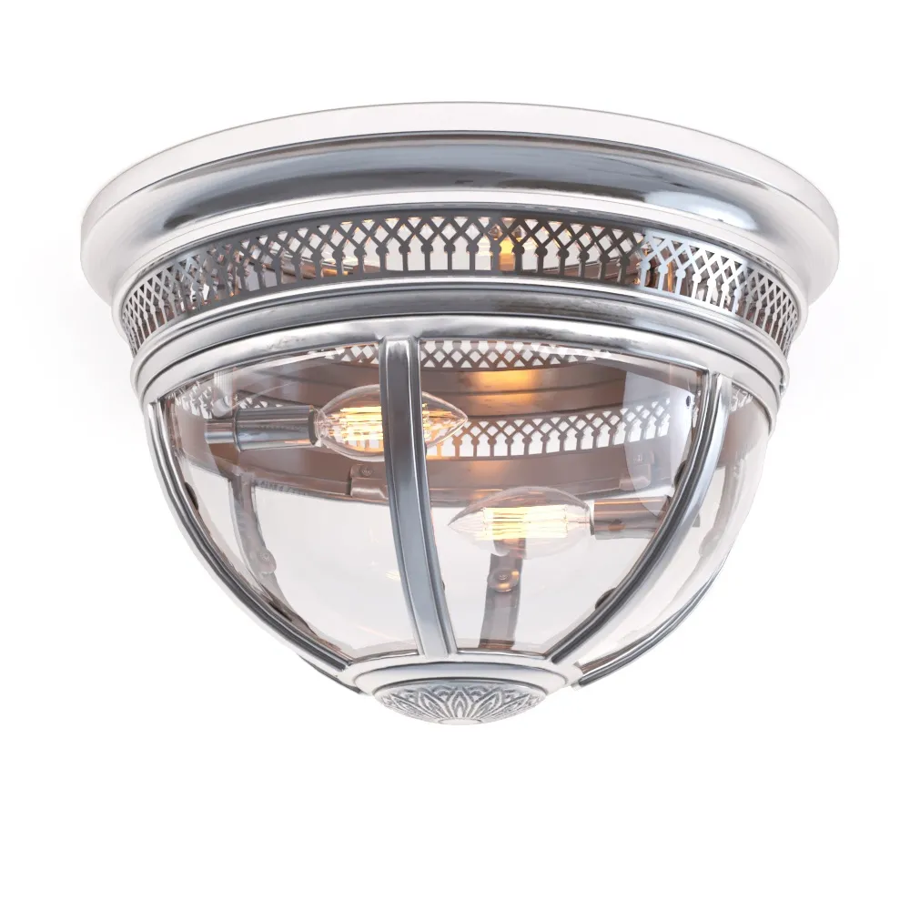 lighting – Ceiling lamp Eichholtz ceiling lamp residential silver 3ds Max
