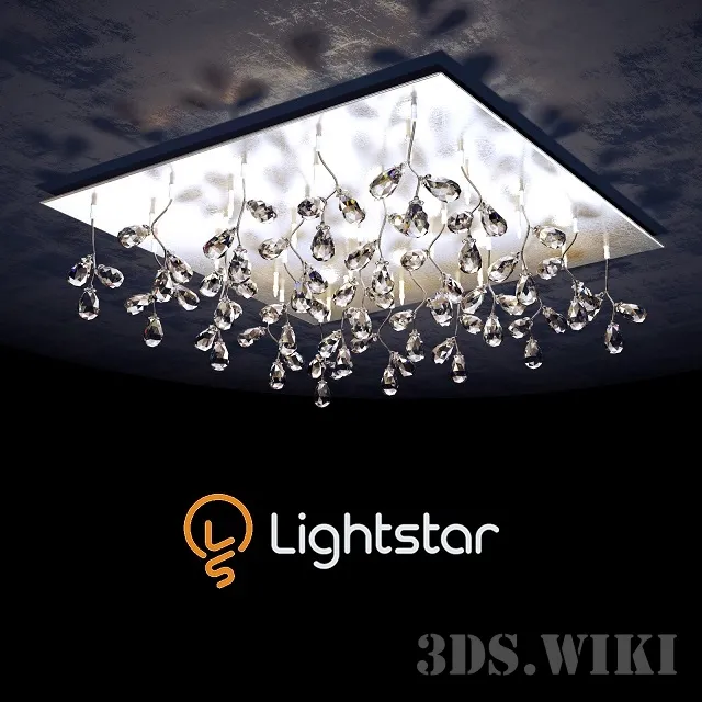 lighting – Ceiling lamp Lightstar Soave 744164 3ds Max