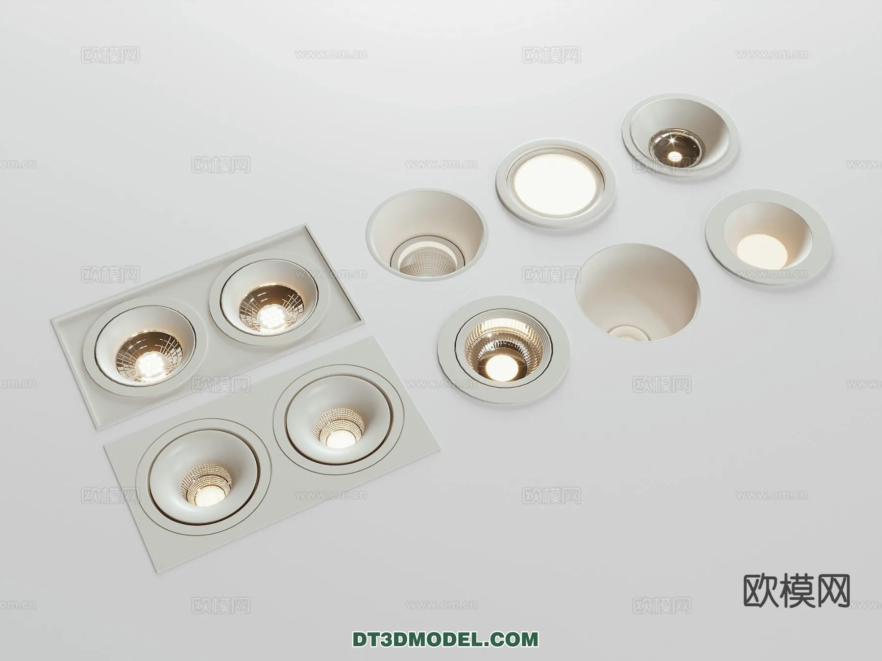 LIGHTING – CEILING LIGHT – 3D Model For Interior Design – 1188