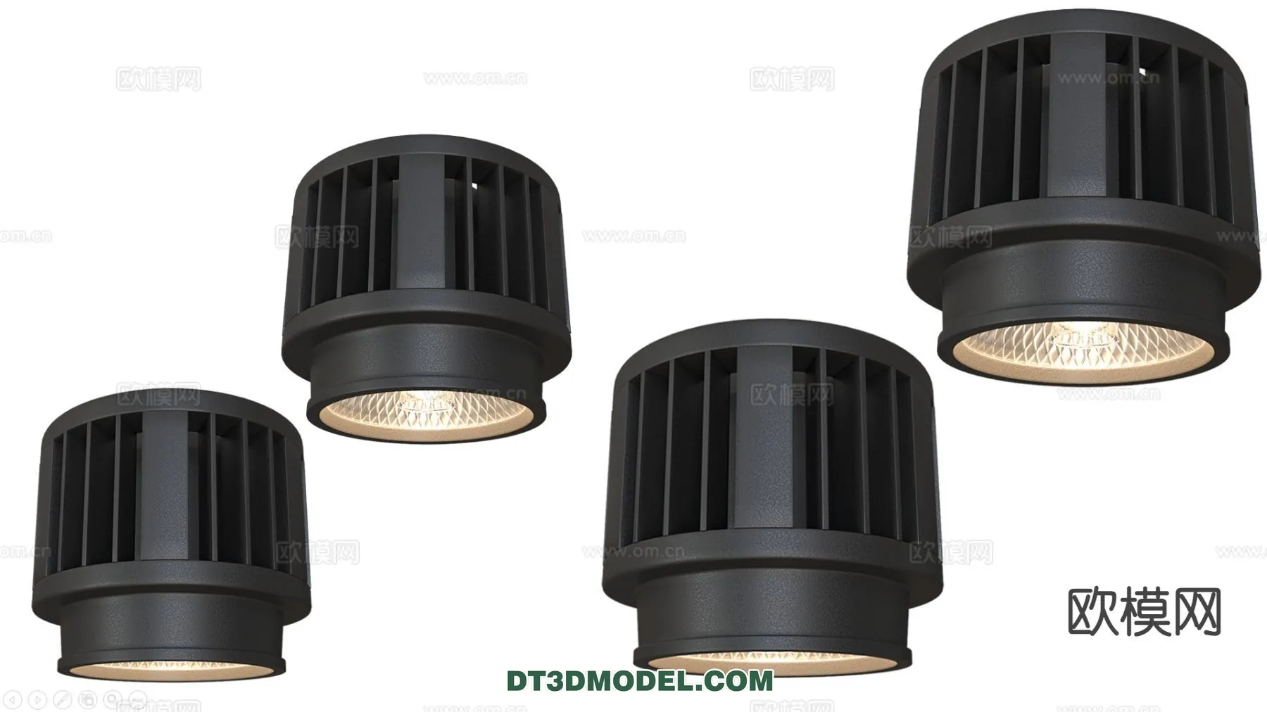 LIGHTING – CEILING LIGHT – 3D Model For Interior Design – 1207