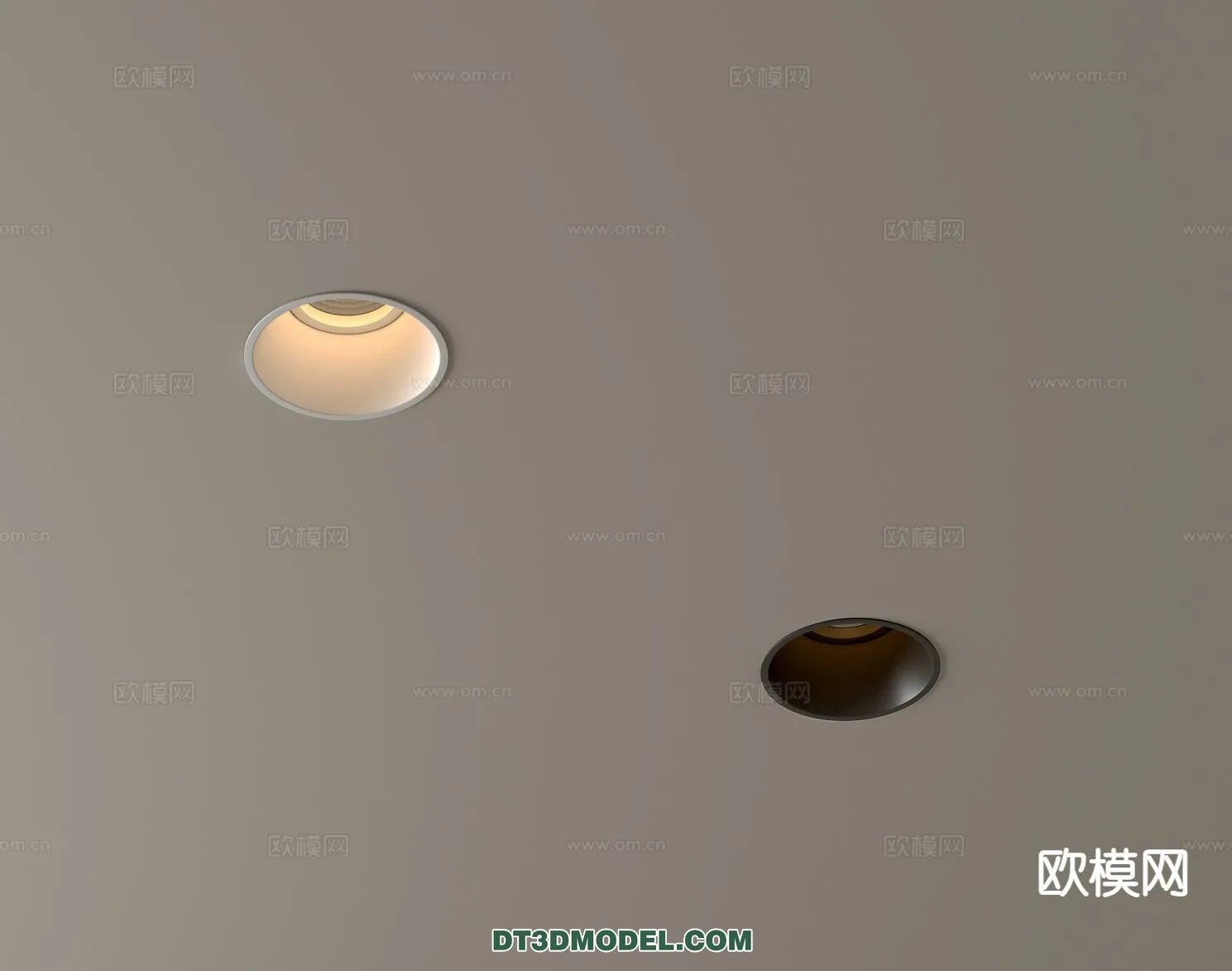 LIGHTING – CEILING LIGHT – 3D Model For Interior Design – 1234