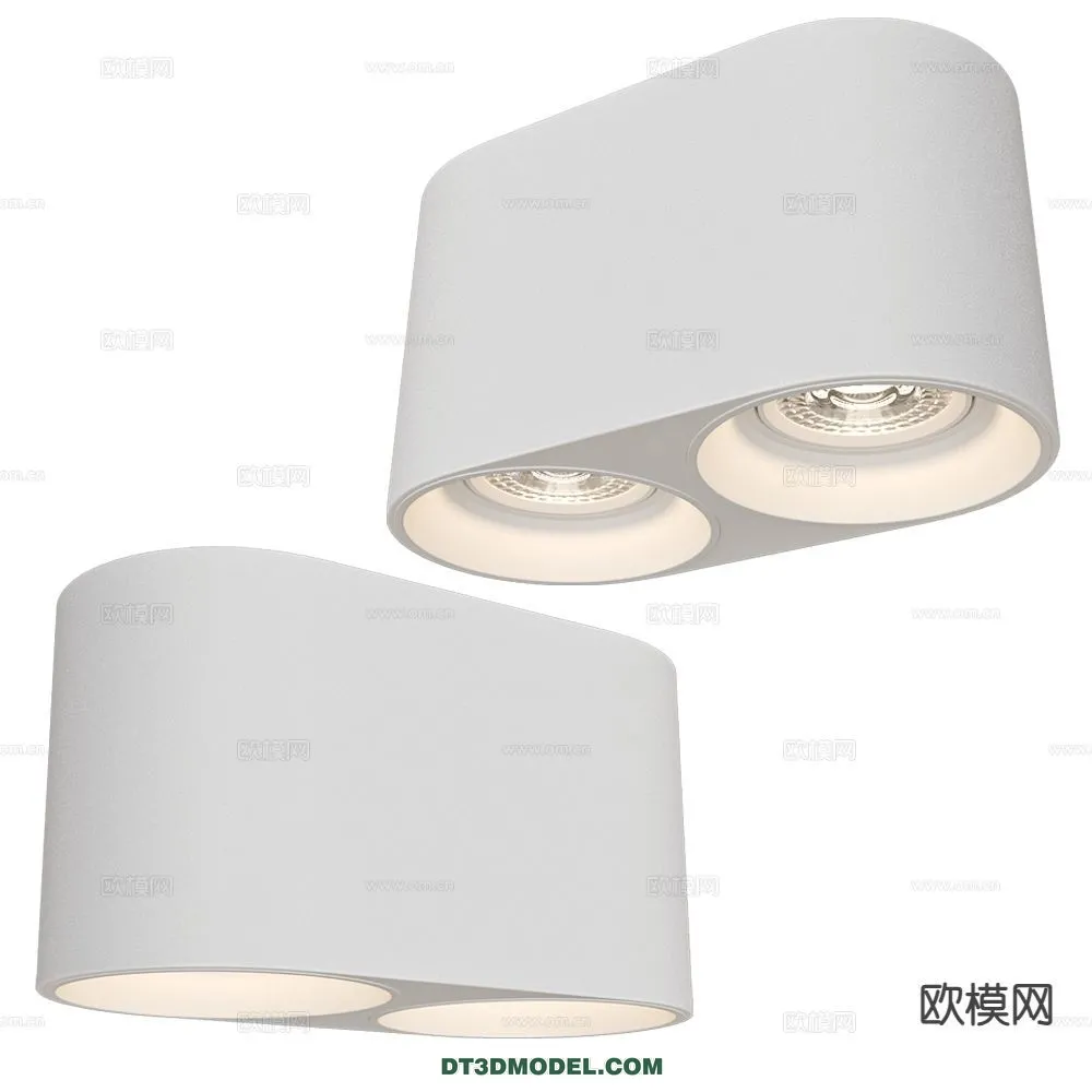 LIGHTING – CEILING LIGHT – 3D Model For Interior Design – 1239