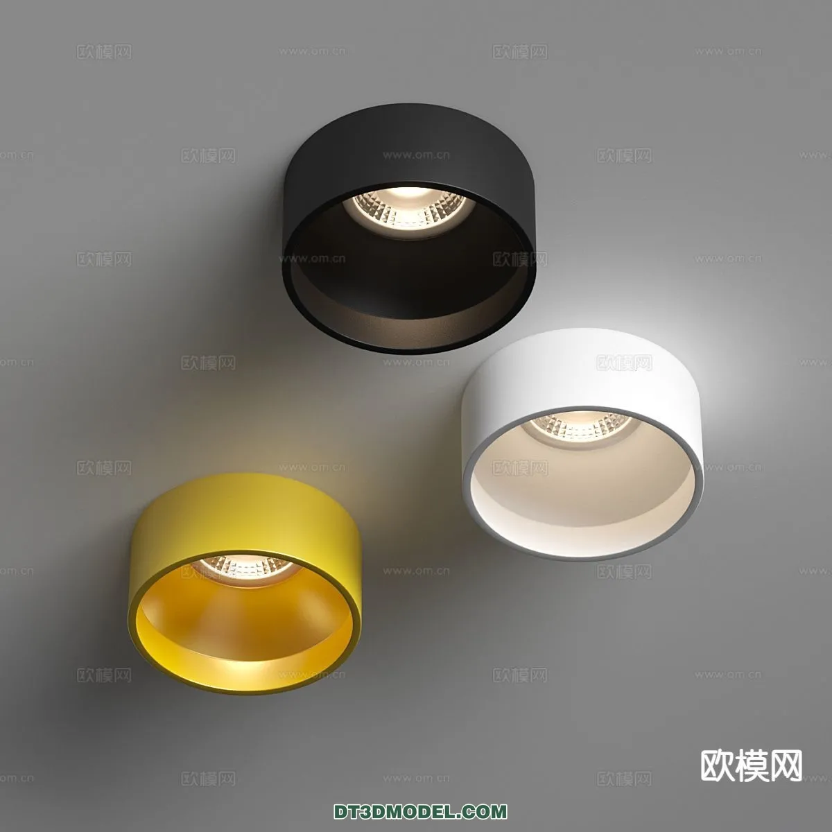 LIGHTING – CEILING LIGHT – 3D Model For Interior Design – 1243