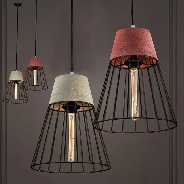 lighting – Cement Drop light Pendant Light cone 3ds Max