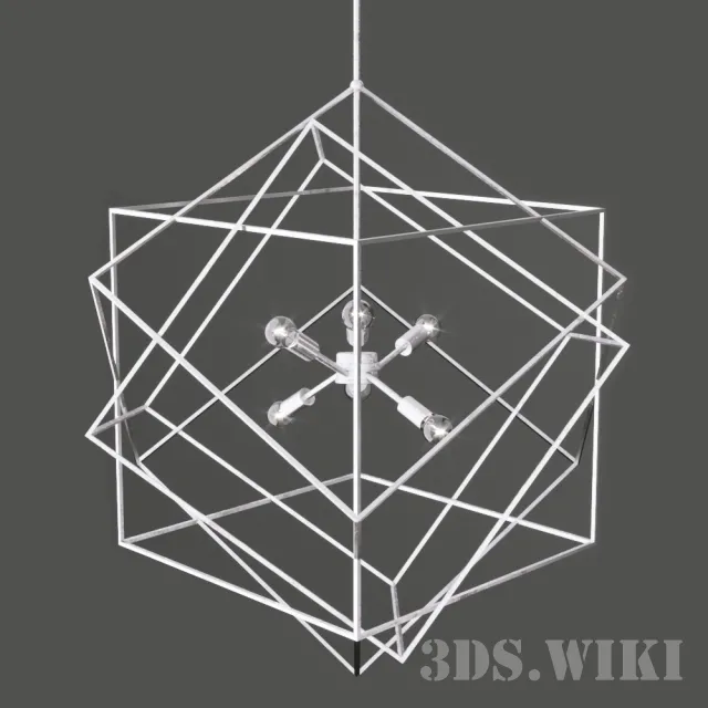 lighting – Chandelier Aerial Currey In a Hurry 3ds Max