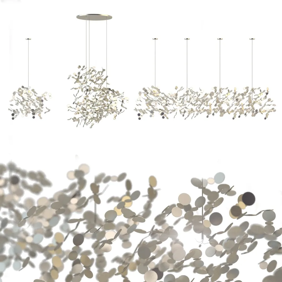 lighting – Chandelier Argent a Silver Cloud N90S N91S N92S 3ds Max