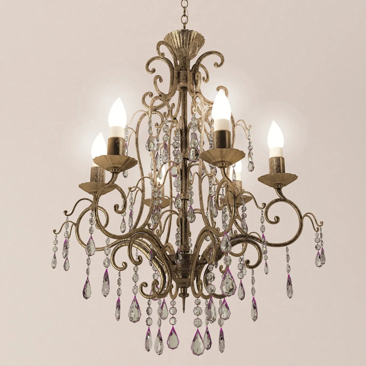 lighting – Chandelier ASTRA 3 3ds Max