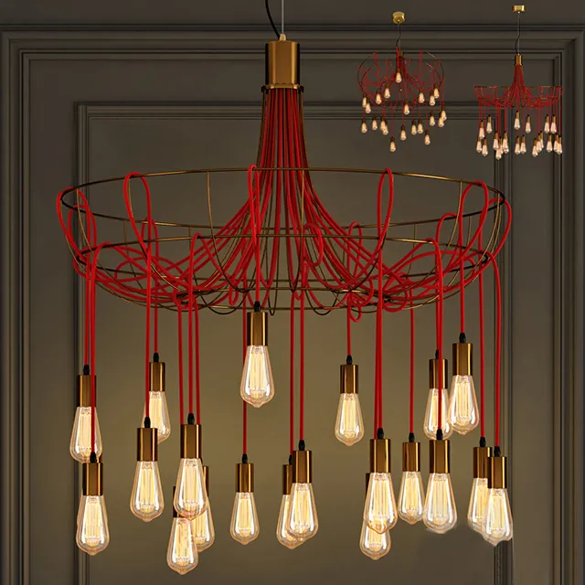 lighting – Chandelier Blood Wire 21 3ds Max