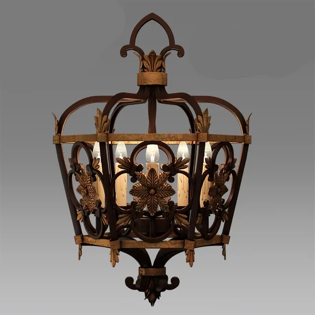 lighting – Chandelier Castile  242749ST Fine Art Lamps 3ds Max