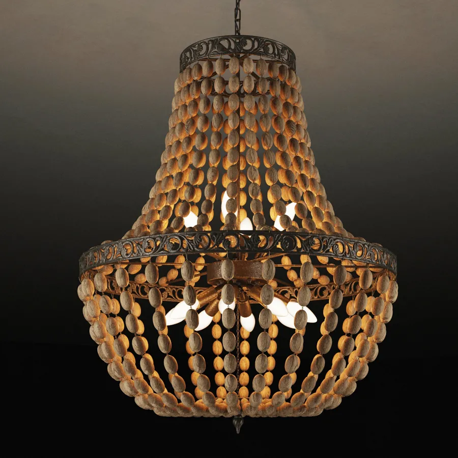 lighting – Chandelier CH007-12-AKD 3ds Max