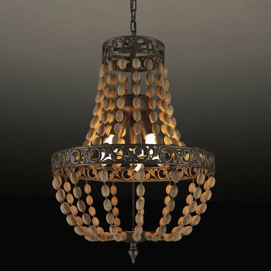 lighting – Chandelier CH007-3-AKD 3ds Max