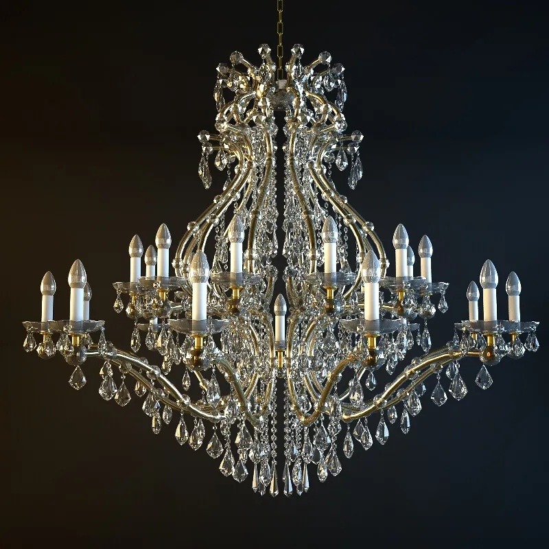 lighting – Chandelier CH030-5-LRR 3ds Max