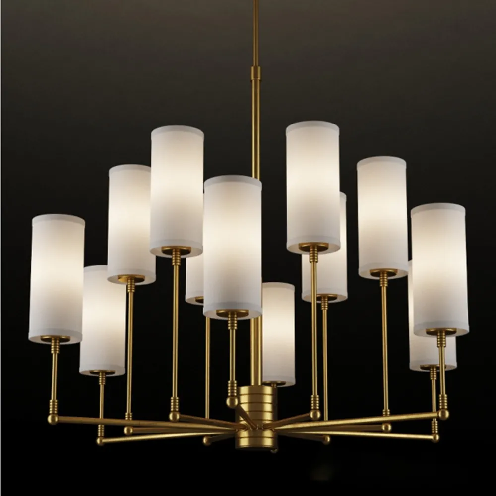 lighting – Chandelier CLARENCE CHANDELIER CH074-12-BRS 3ds Max