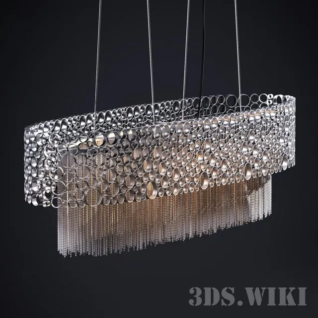 lighting – Chandelier Crystal 3ds Max