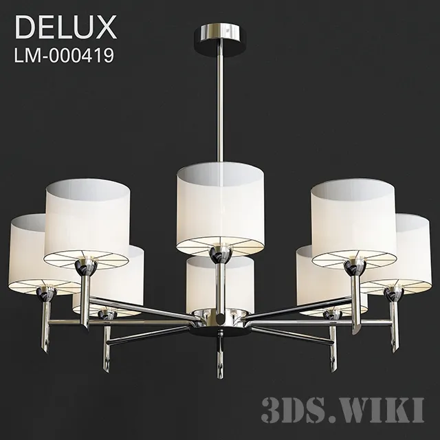 lighting – Chandelier Delux Decor 3ds Max