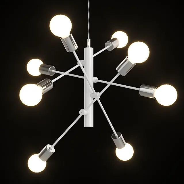 lighting – Chandelier Eglo Gradoli 98017 3ds Max