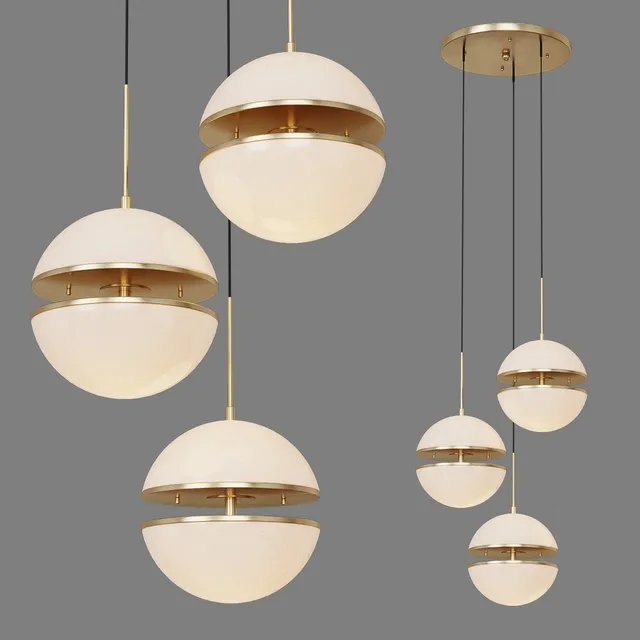 lighting – Chandelier Eichholtz Spiridon Triple 3ds Max