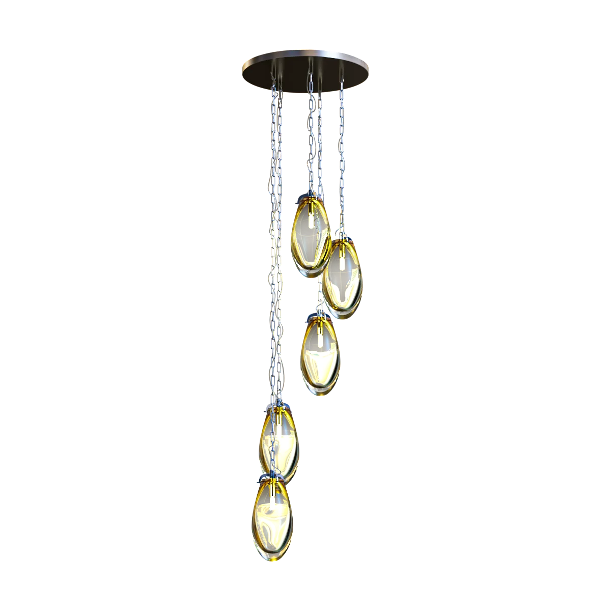 lighting – Chandelier Embrayage 3ds Max