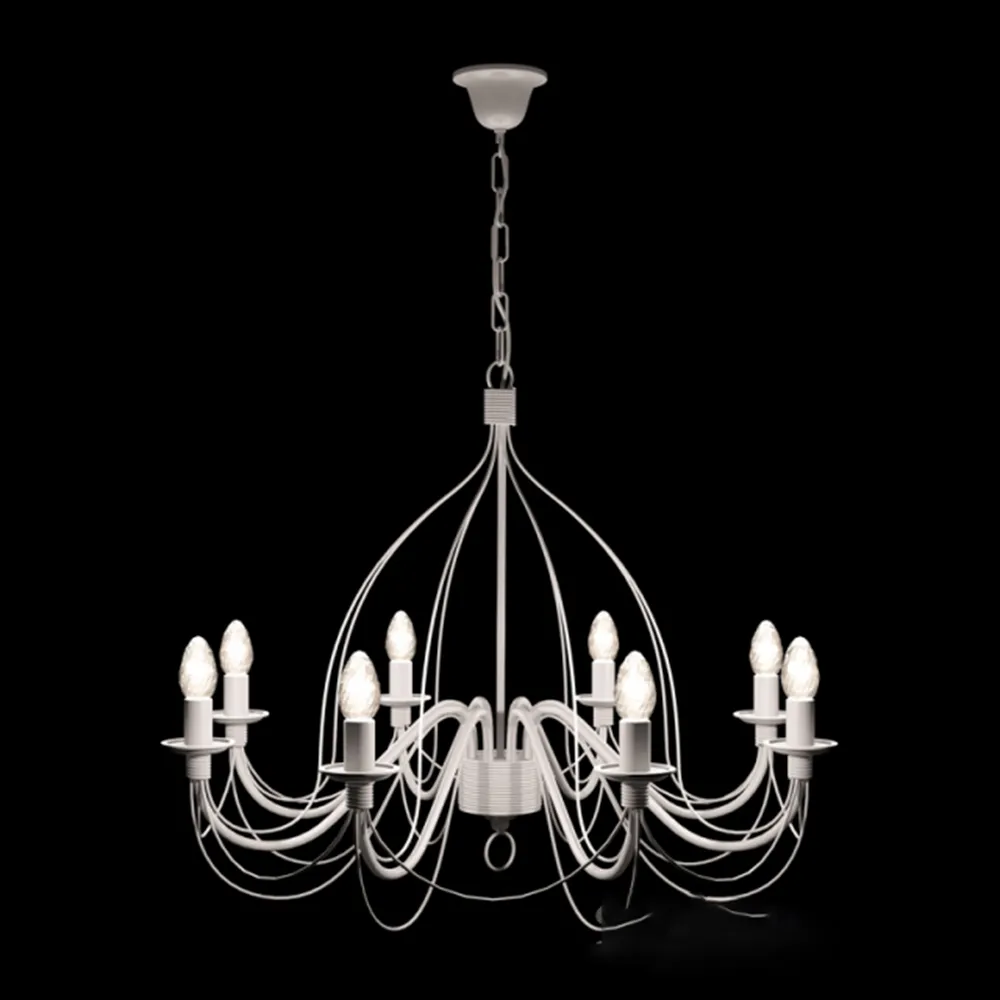lighting – Chandelier Ideal Lux CORTE SP8 BIANCO ANTICO CORTE 3ds Max