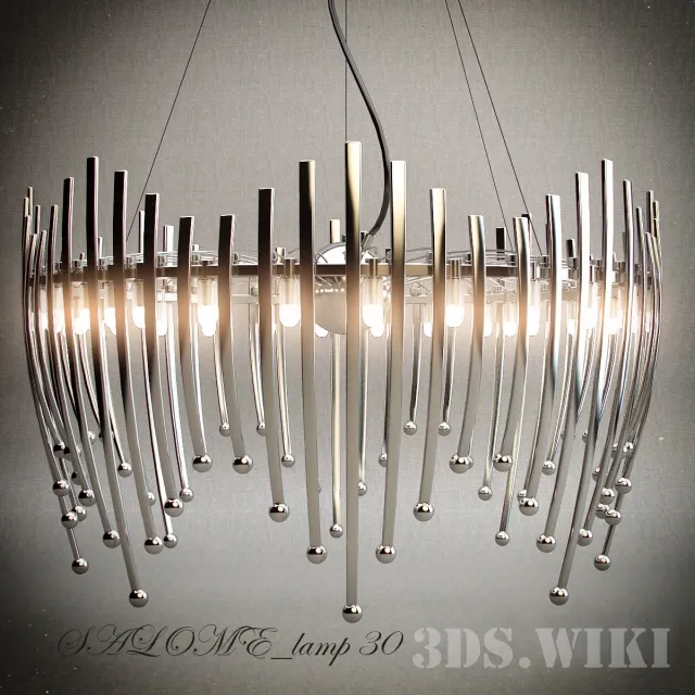lighting – Chandelier Leucos Salome pendant lamp 30 lights 3ds Max