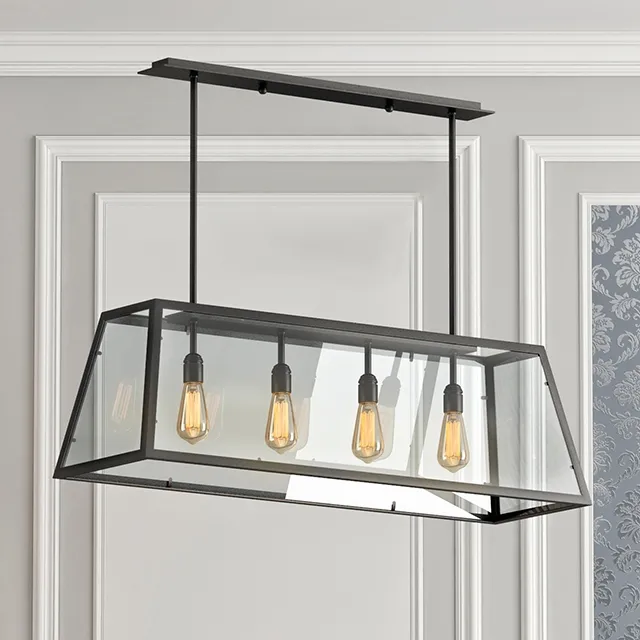 lighting – Chandelier Loft Industrial Filament 3ds Max