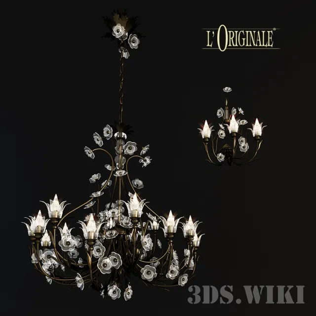 lighting – chandelier L’Originale 3ds Max