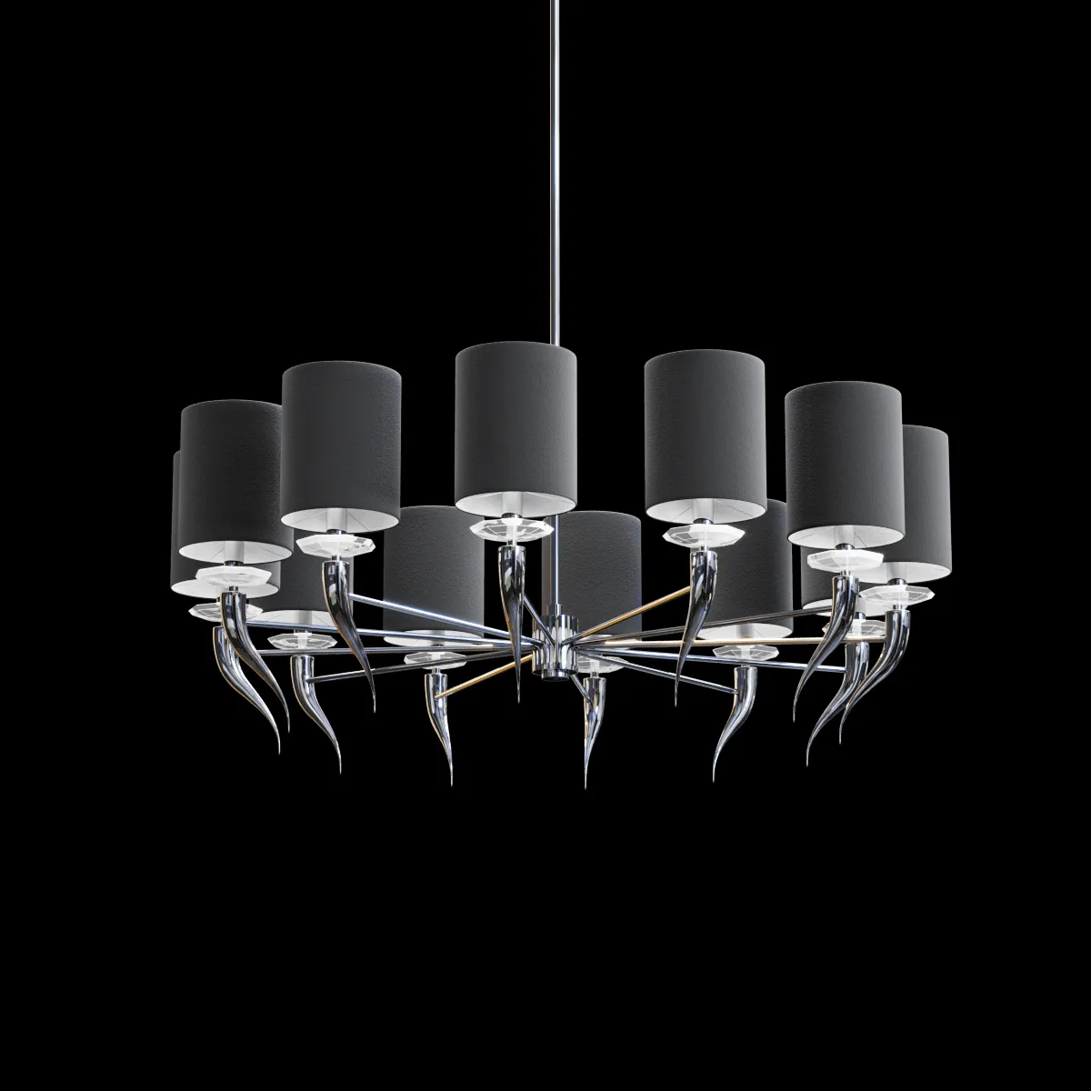 lighting – Chandelier Loving Arms H6 3ds Max