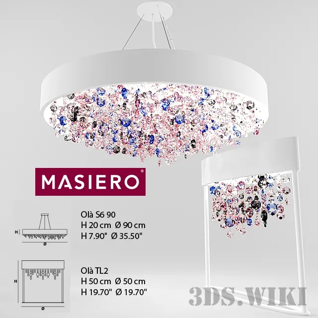 lighting – Chandelier Masiero 3ds Max