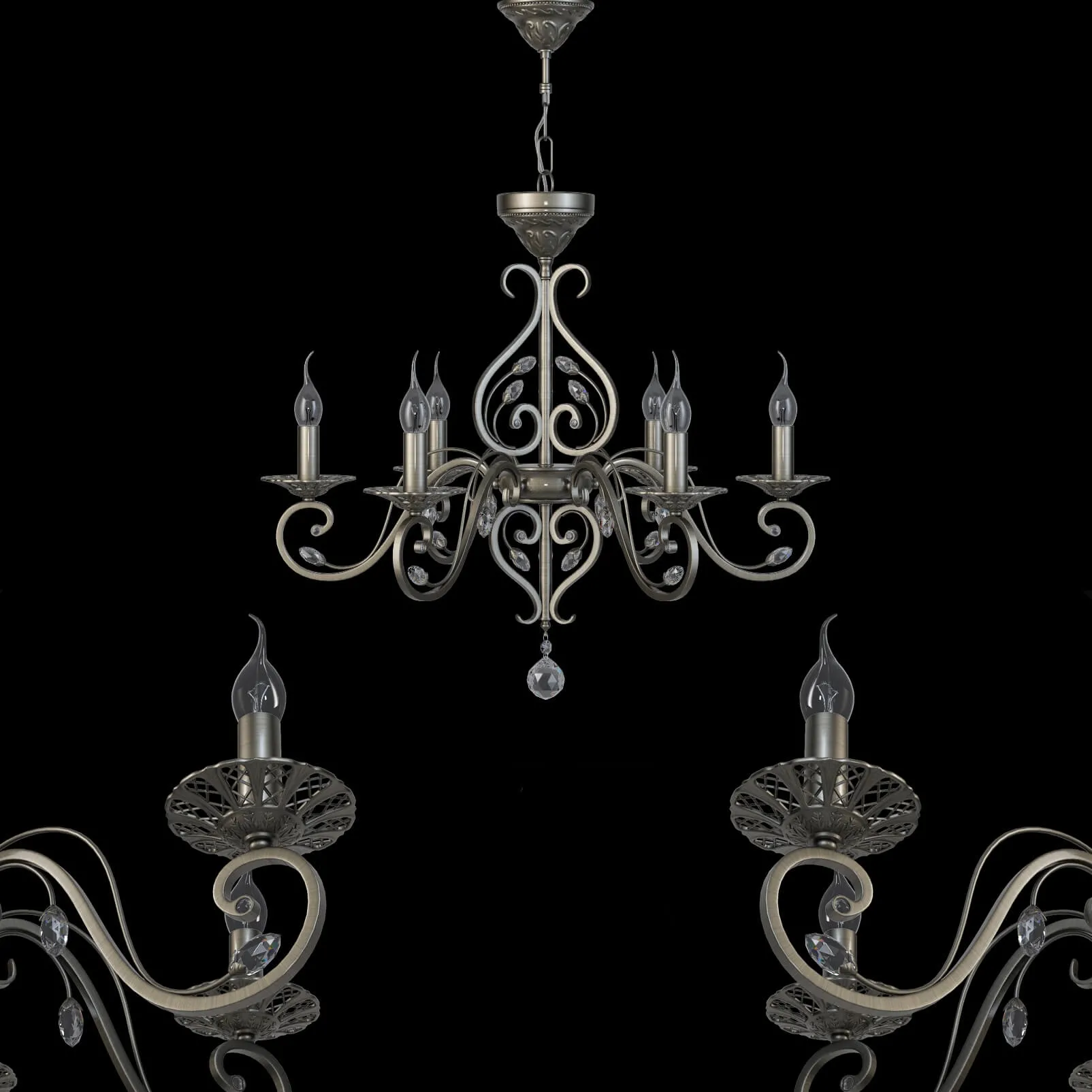 lighting – Chandelier Maytoni H109-06-R 3ds Max
