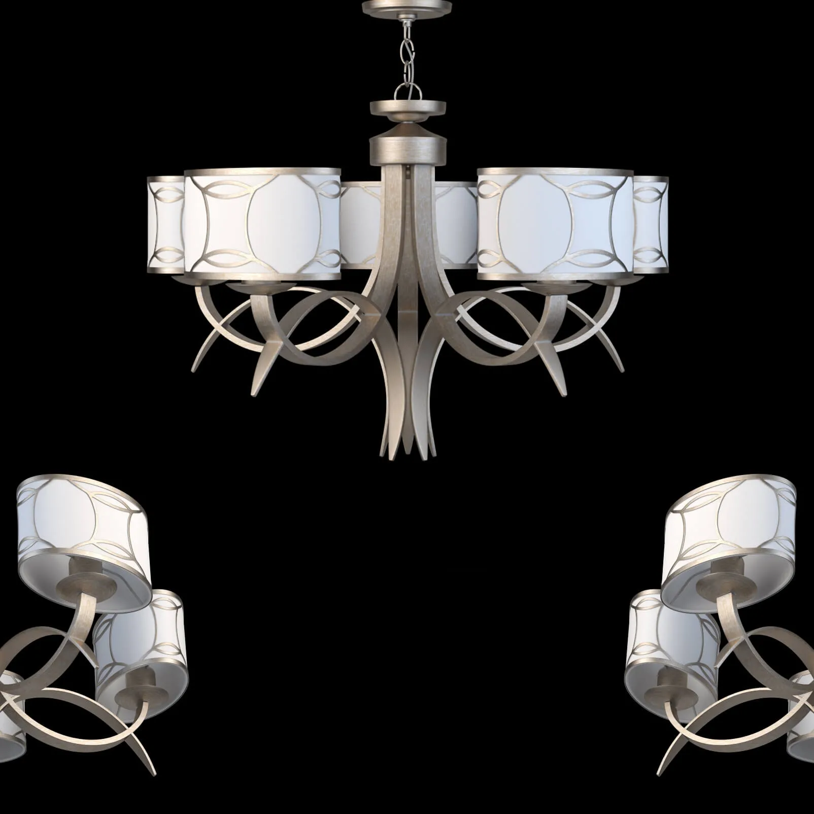 lighting – Chandelier Maytoni H310-05-G 3ds Max