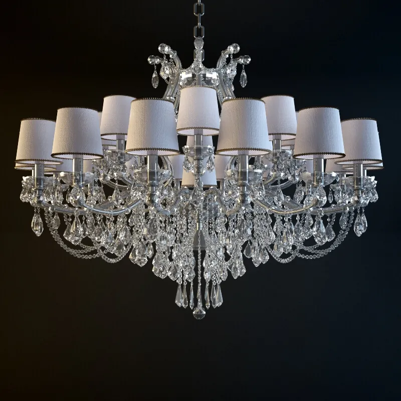 lighting – Chandelier Natti Pagona 7 3ds Max