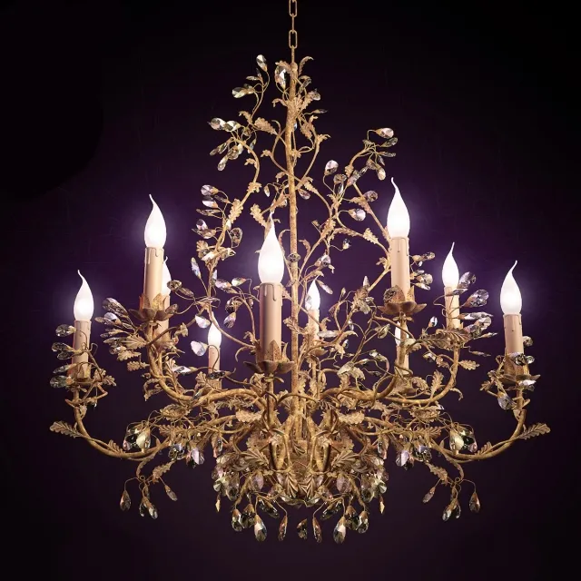 lighting – Chandelier Nuova Montart 1258 3ds Max