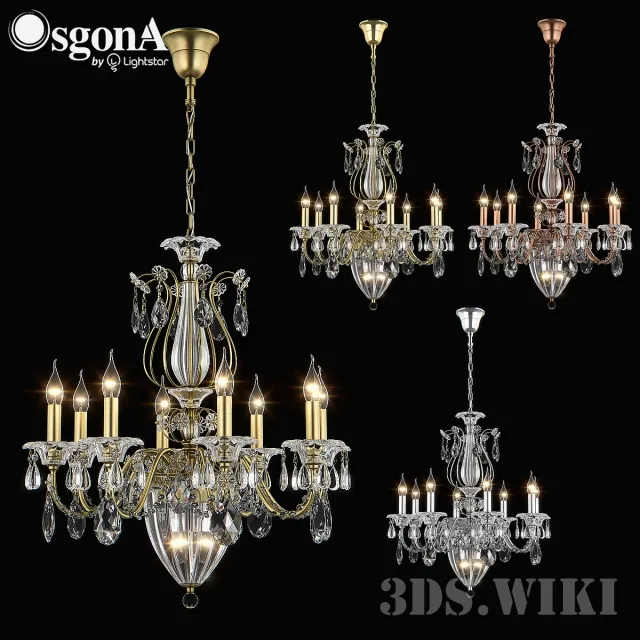 lighting – Chandelier Osgona 3ds Max
