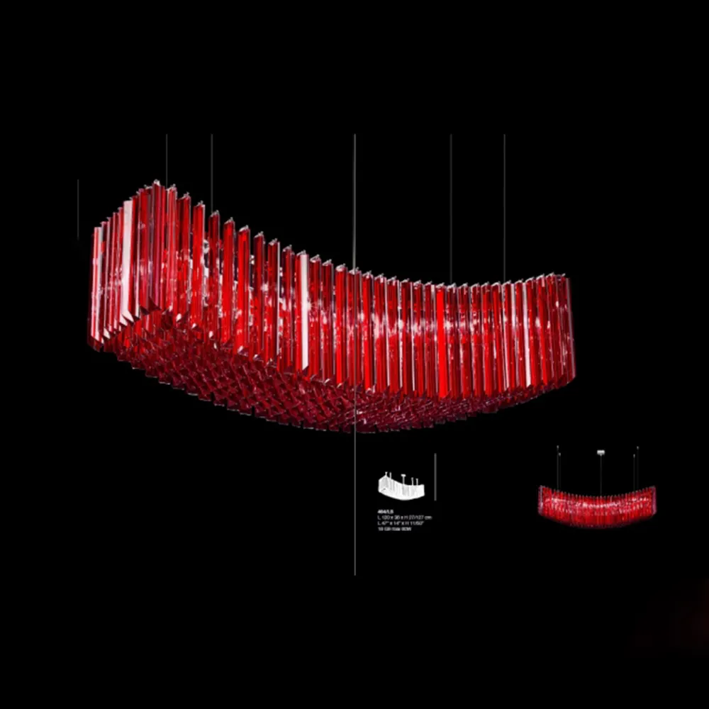lighting – Chandelier red OR Illuminazione s.r.l. 464 / SL 3ds Max