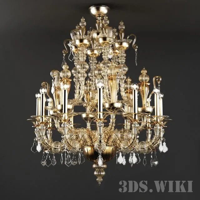 lighting – Chandelier Riyadh 5349-12 3ds Max