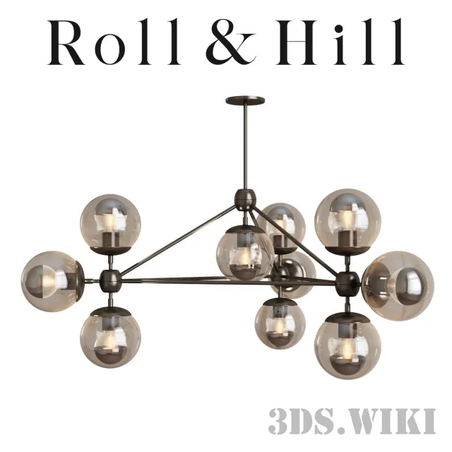 lighting – Chandelier Roll & Hill Modo Chandelier 3ds Max