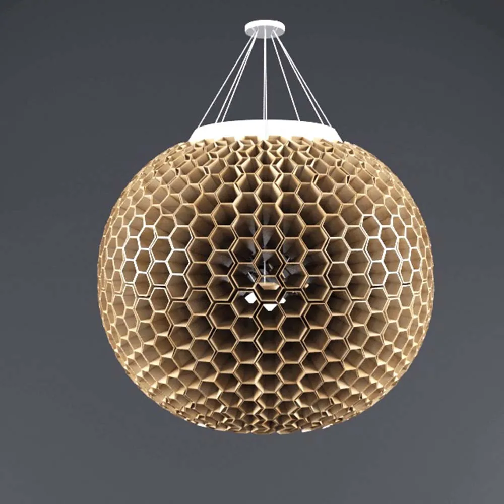 lighting – Chandelier – round bee’s nest 3ds Max