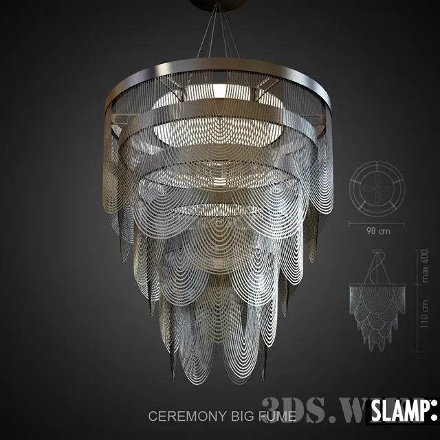 lighting – Chandelier SLAMP – CEREMONY Big Fume 3ds Max