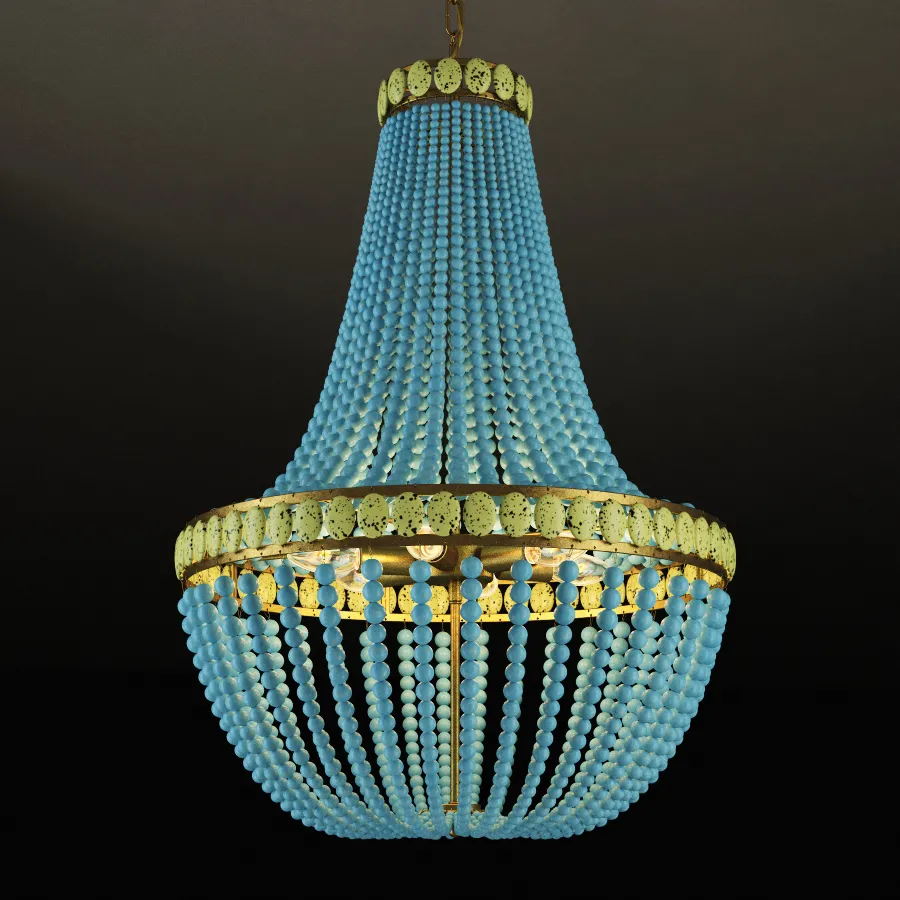 lighting – Chandelier Venezia CH076-6-BU 3ds Max