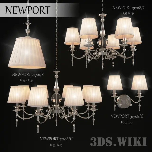 lighting – Chandeliers Newport 3ds Max