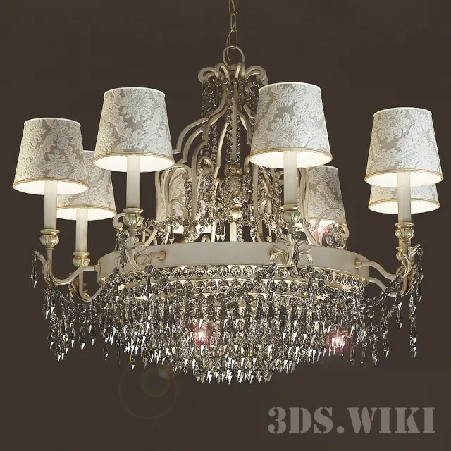 lighting – Classic chandelier 3ds Max