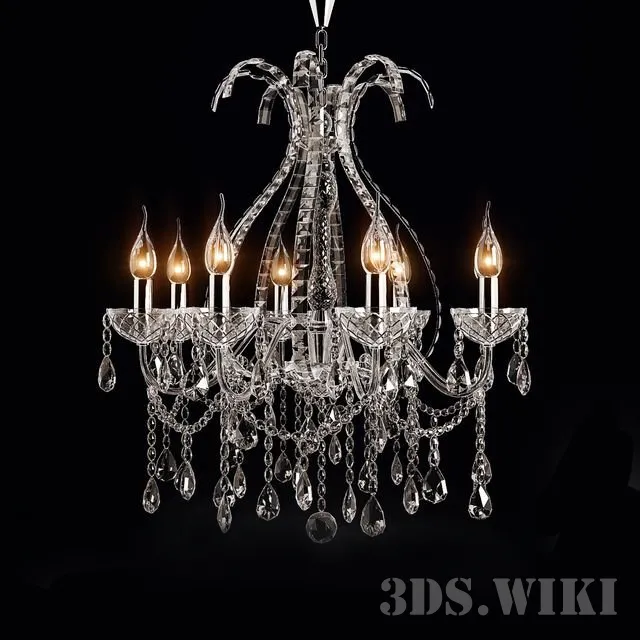lighting – Classic chandelier Laudarte 3ds Max