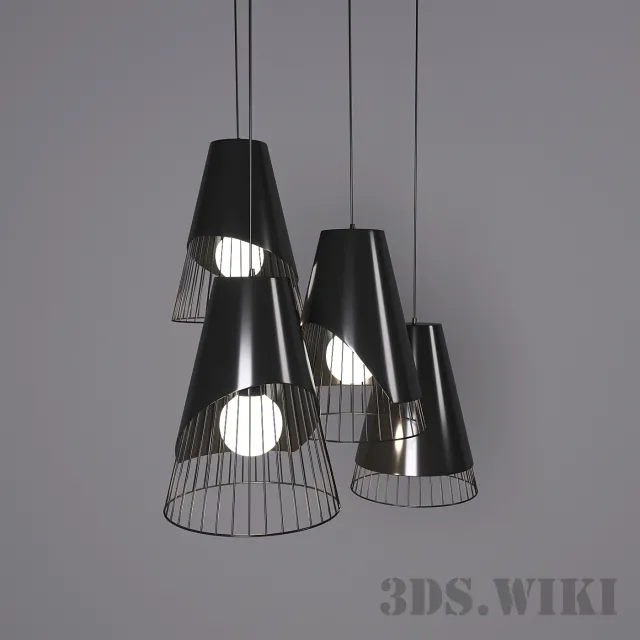 lighting – Conic Section Pendant Light 3ds Max