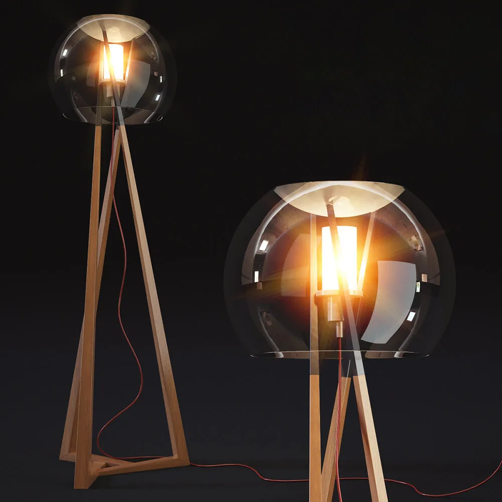 lighting – Contemporary floor lamp Cattelan Italia Compass 3ds Max